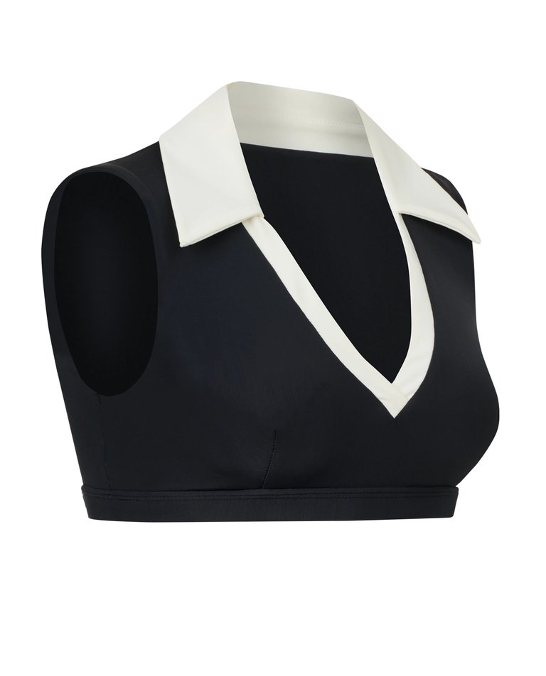 Czarny top Sunset Polo - Image #4