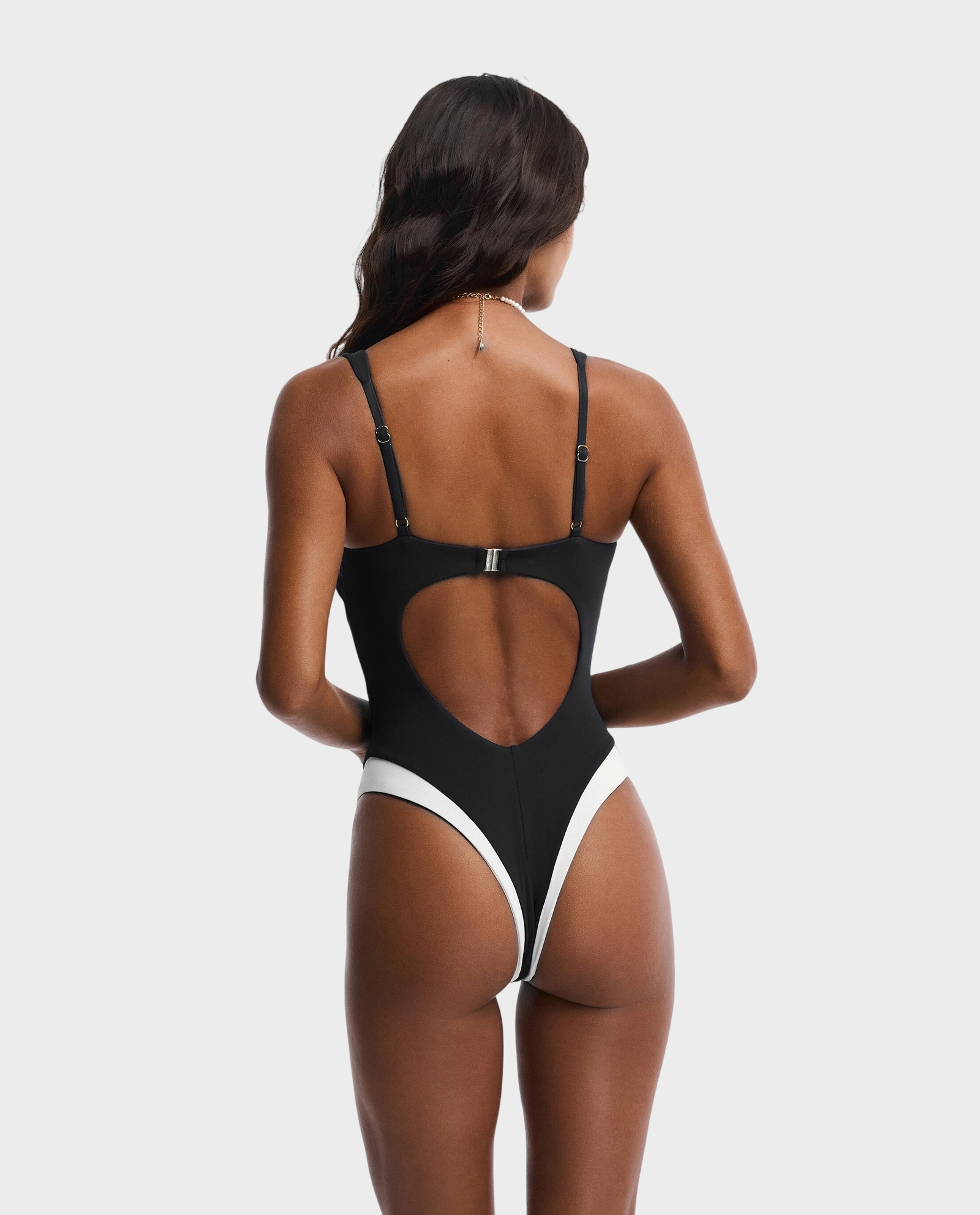 Czarny strój kąpielowy Valence - Image #1