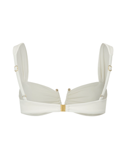 Biały top od bikini Victoire - Image #4