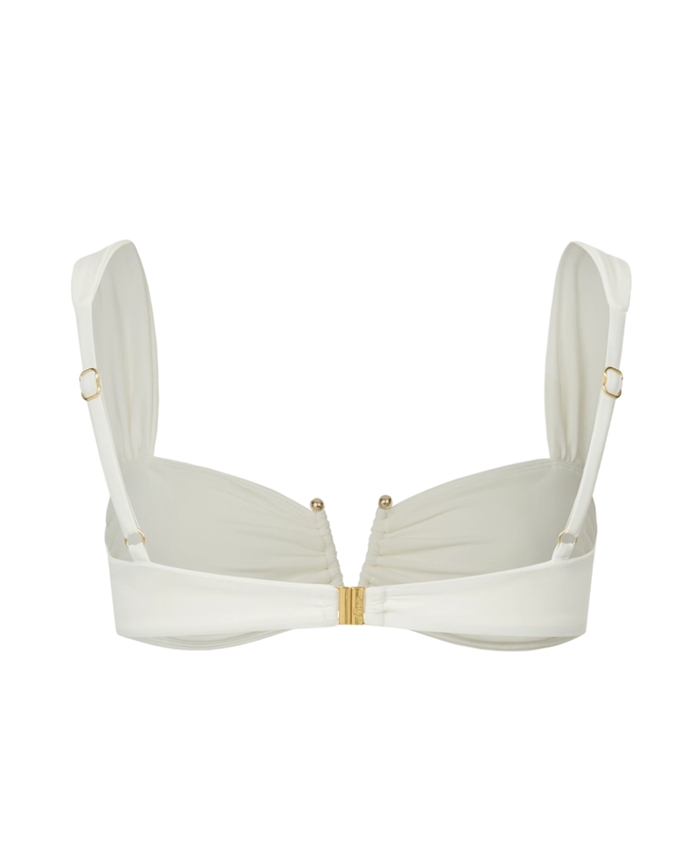 Biały top od bikini Victoire - Image #4