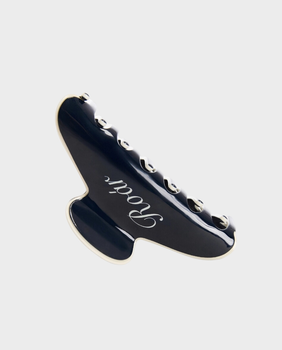 Granatowa klamra do włosów Vintage - Image #0