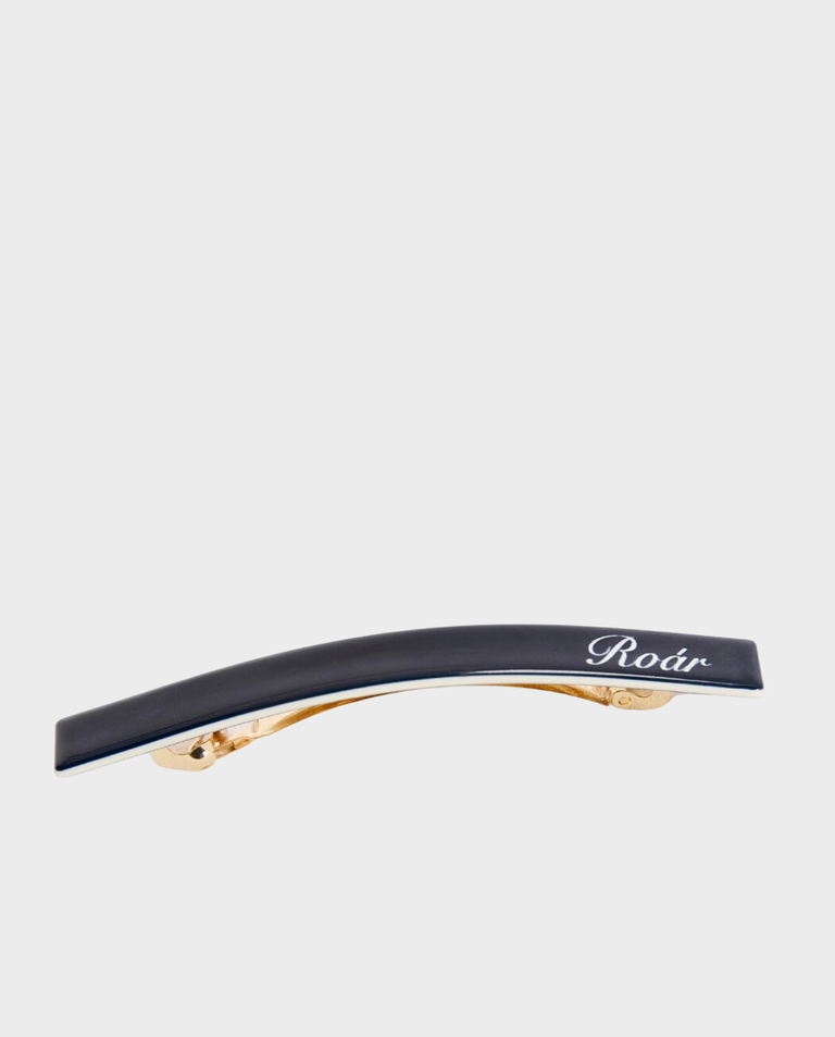 Granatowa spinka do włosów Vintage