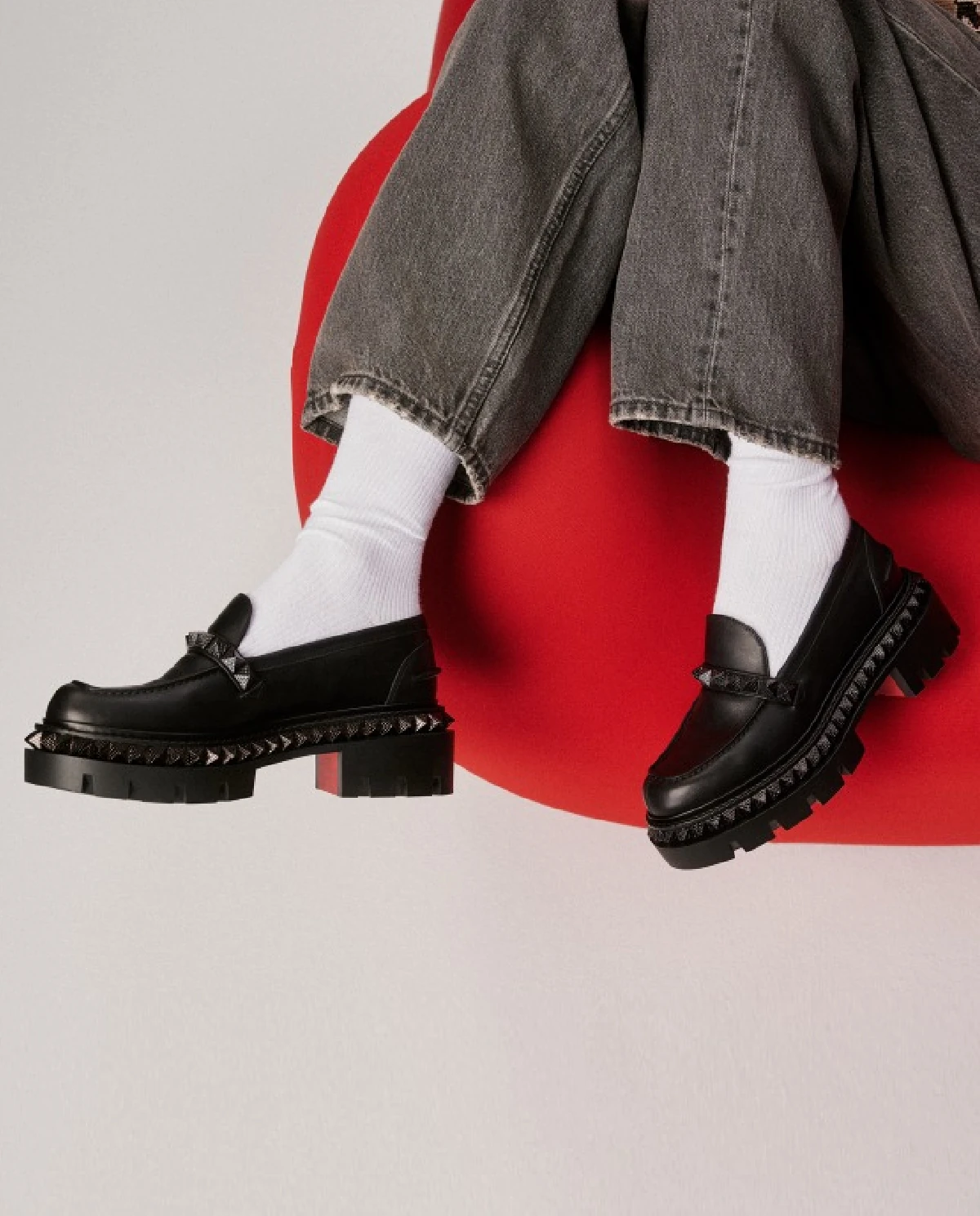 Czarne mokasyny St Roch Pyraclou - Image #1