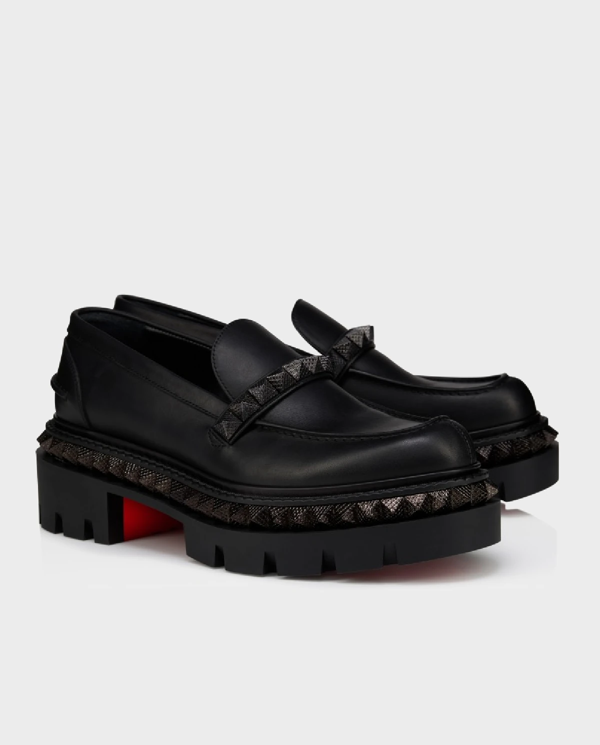 Czarne mokasyny St Roch Pyraclou - Image #2