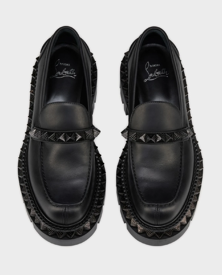 Czarne mokasyny St Roch Pyraclou - Image #4