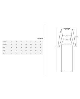 Brązowa sukienka maxi z odkrytymi ramionami - Image #5