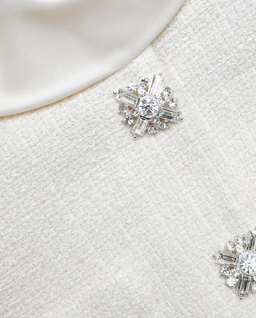 Kremowa sukienka midi - Image #4