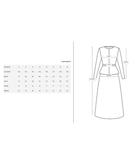 Kremowa sukienka midi - Image #5