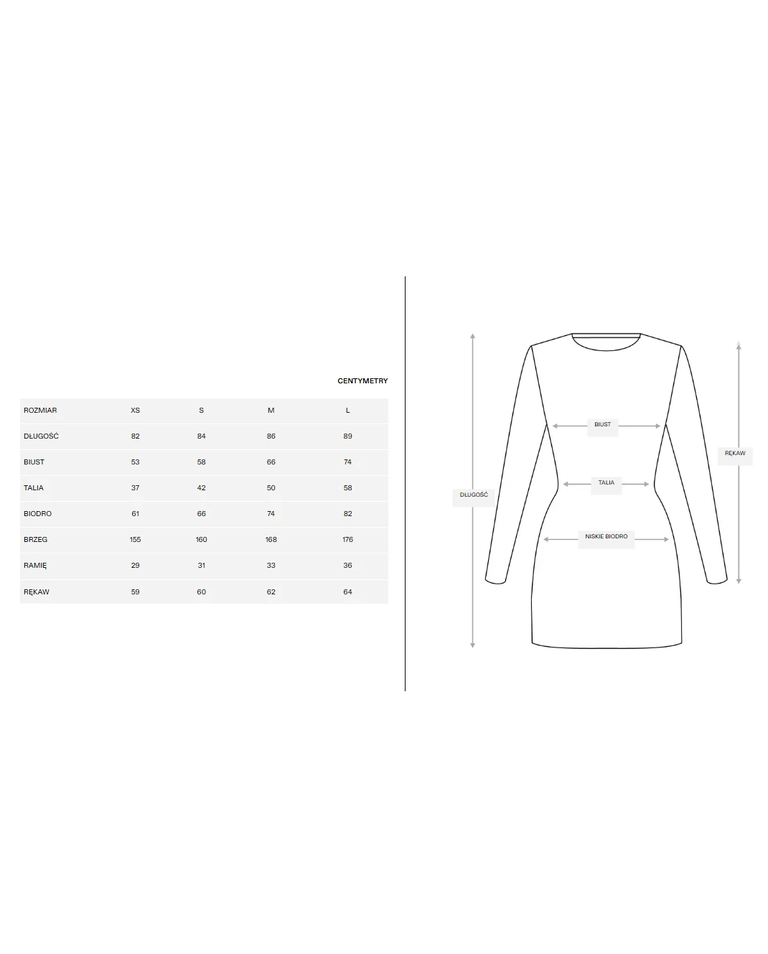 Niebieska dzianinowa sukienka min - Image #5