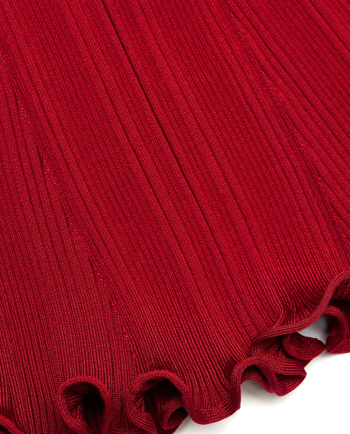 Czerwona spódnica midi - Image #4