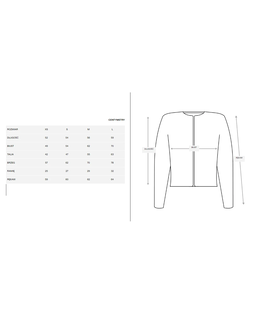 Czerwony kardigan z biżuteryjnymi guzikami - Image #4