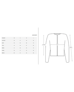 Niebieski kardigan z perłowym wykończeniem - Image #5