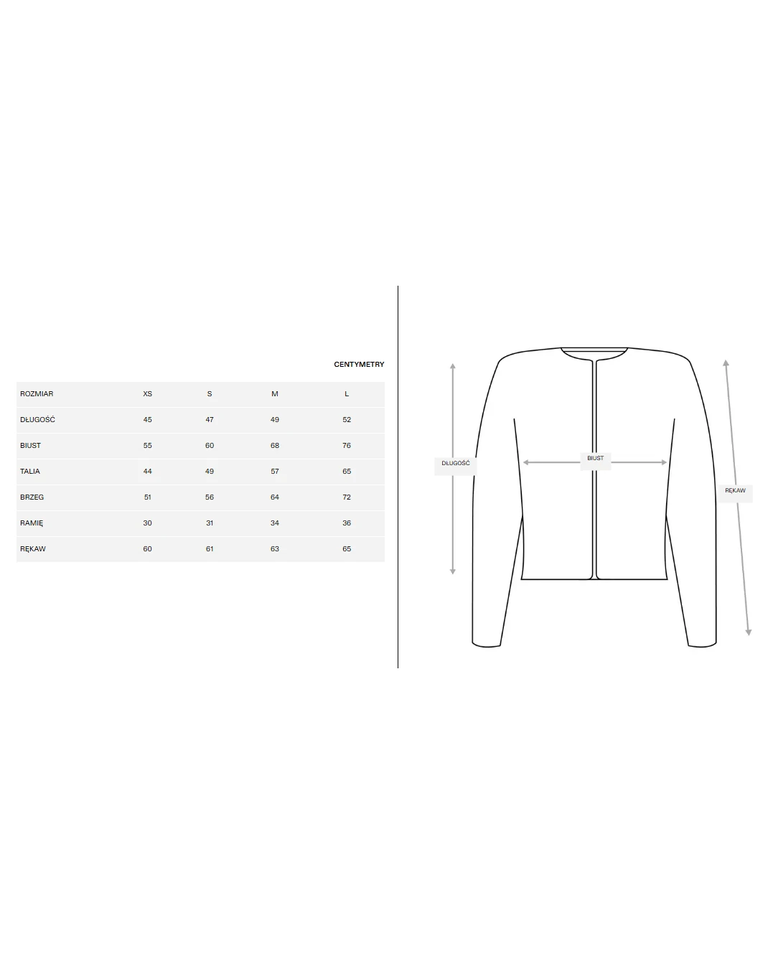 Niebieski kardigan z perłowym wykończeniem - Image #5