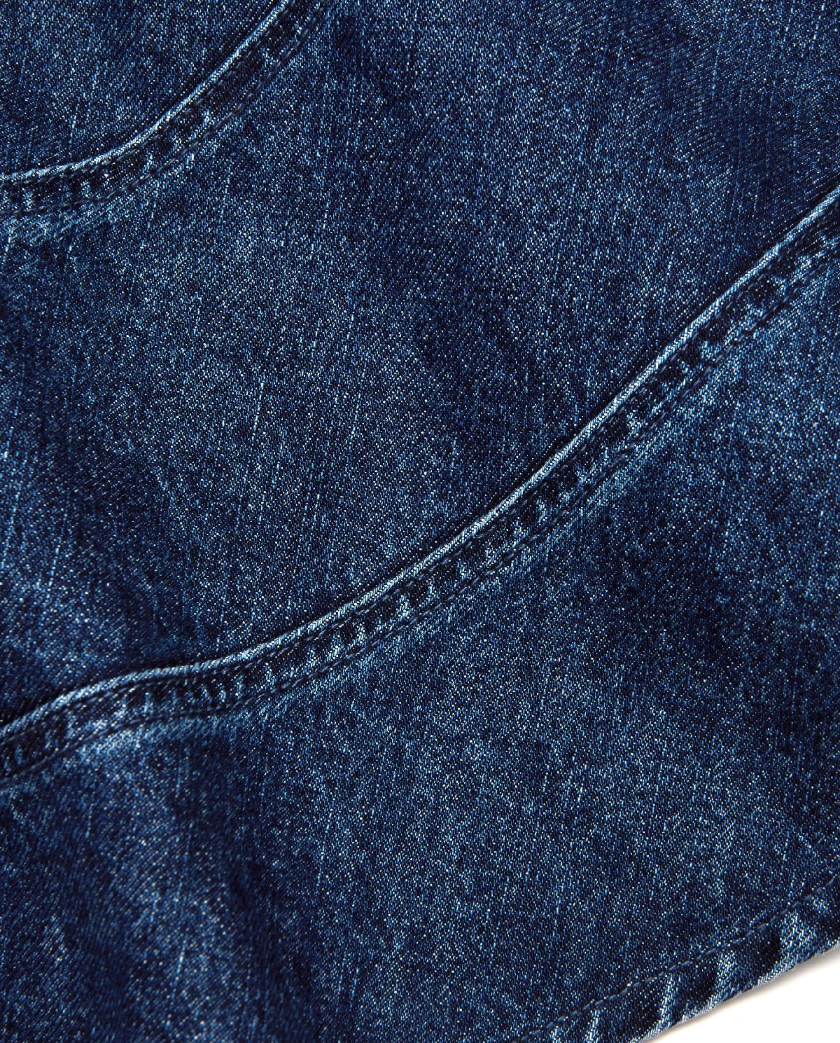 Jeansowa rozkloszowana spódnica mini - Image #3