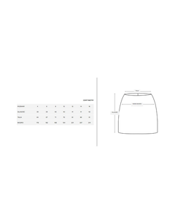 Jeansowa rozkloszowana spódnica mini - Image #4