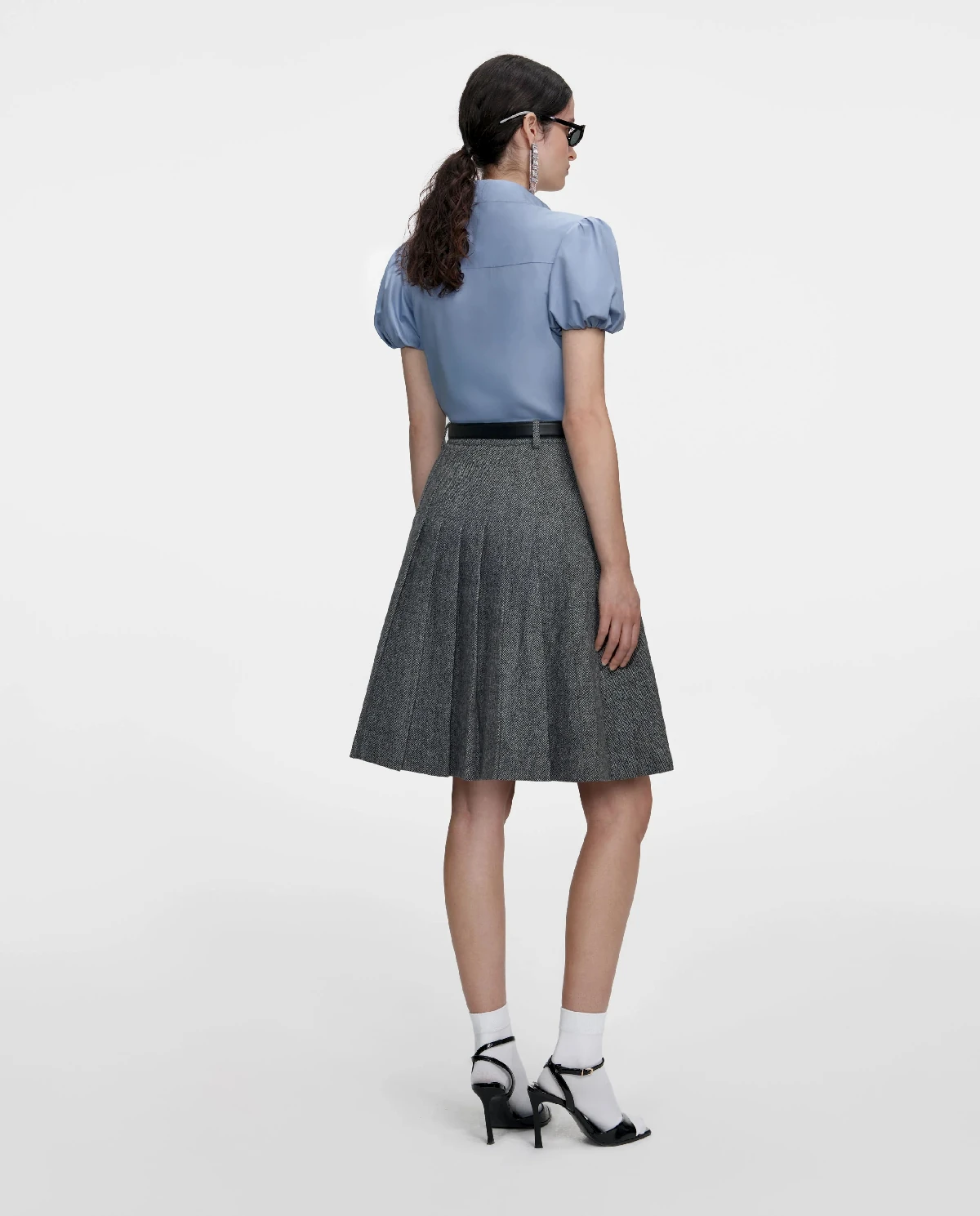 Niebieski bawełniany top - Image #2