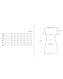 Niebieska bawełniana sukienka mini - Image #5