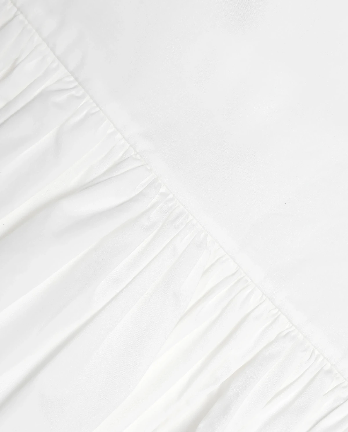 Biała bawełniana sukienka mini - Image #4