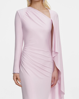 Jasnoróżowa sukienka maxi - Image #3