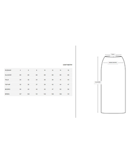 Czarna cekinowa spódnica midi - Image #5