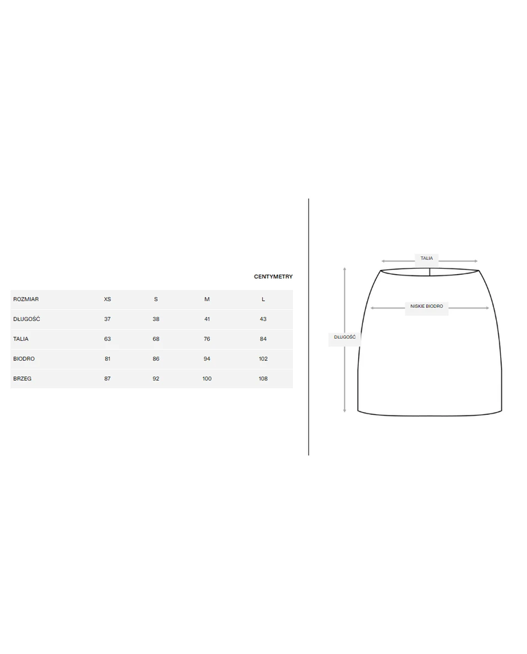 Szara dzianinowa spódnica mini - Image #4