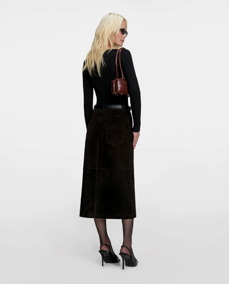 Czarny koronkowy top - Image #2