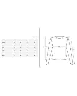 Czarny dzianinowy top na guziki - Image #5