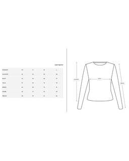 Burgundowy dzianinowy top - Image #5