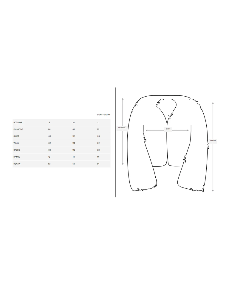 Biała futrzana kurtka - Image #5