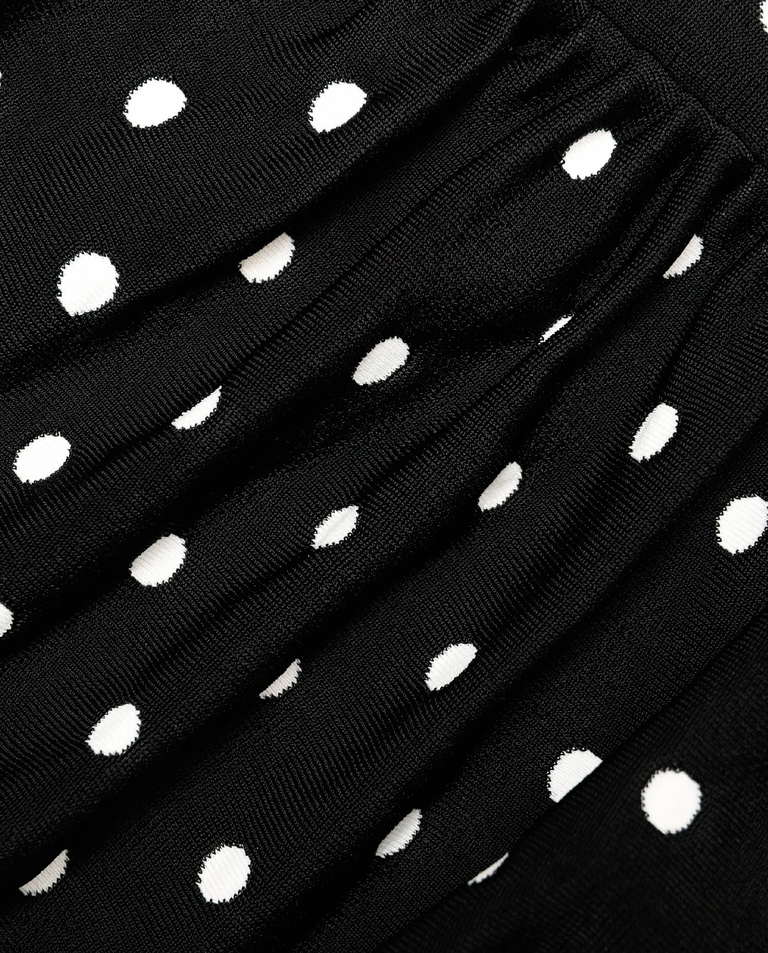 Mini sukienka w groszki - Image #4