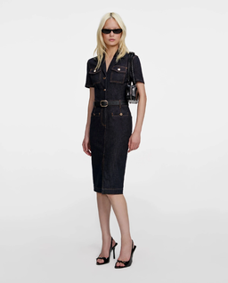 Jeansowa sukienka midi - Image #1