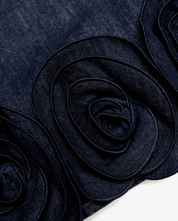 Jeasowa sukienka mini - Image #4