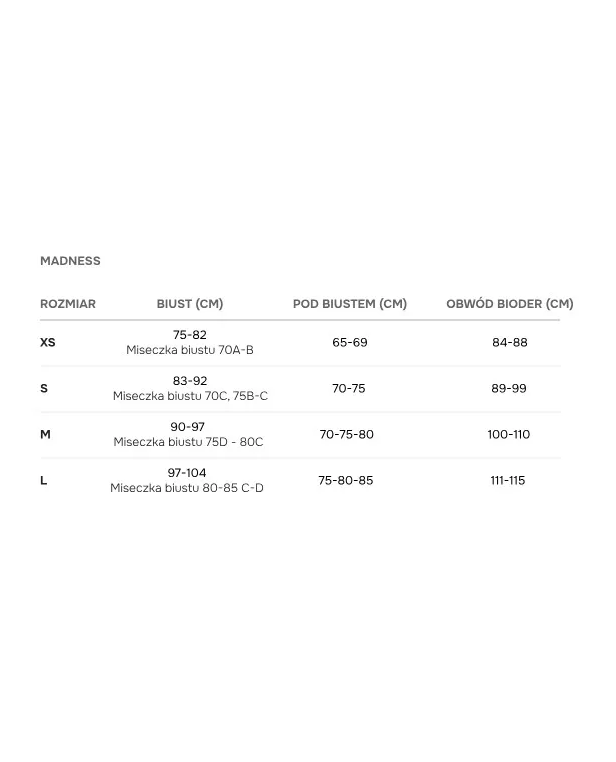 Granatowy strój Madness - Image #3