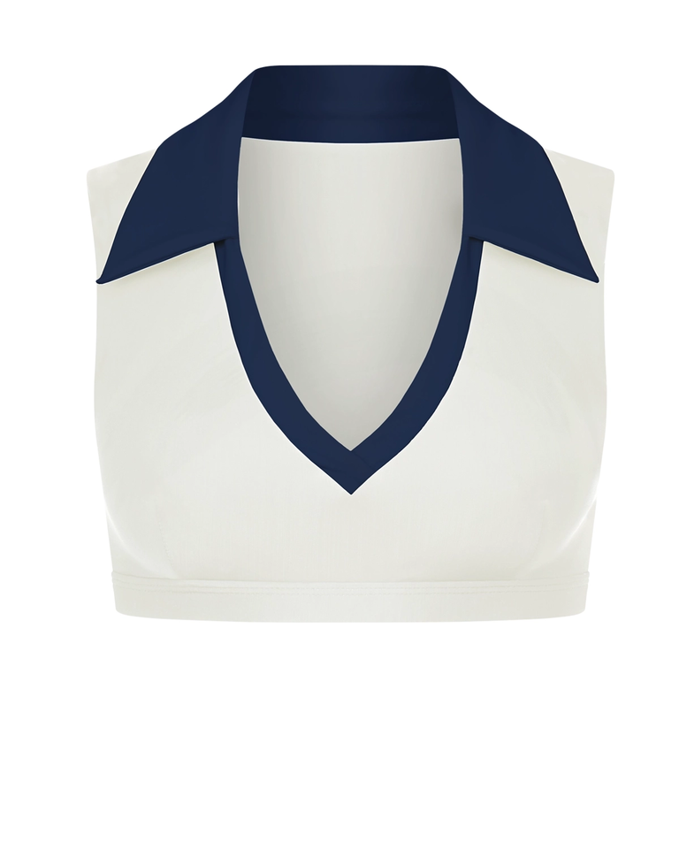 Biały top Sunset Polo