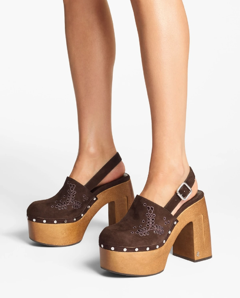 Chodaki na platformie Alida Peron 135