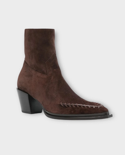 Brązowe zamszowe botki Cece 60 - Image #1