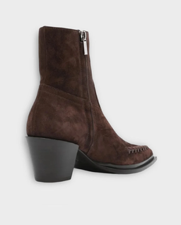 Brązowe zamszowe botki Cece 60 - Image #2