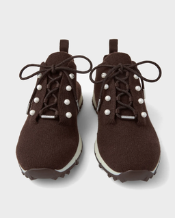 Brązowe sneakersy Veles - Image #3