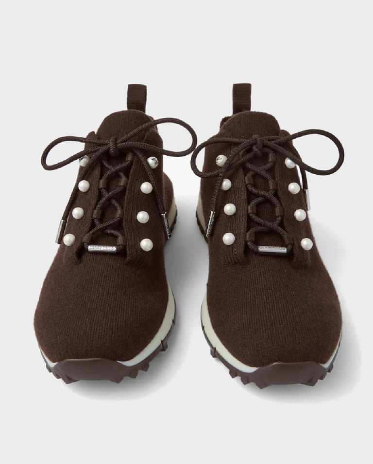 Brązowe sneakersy Veles - Image #3