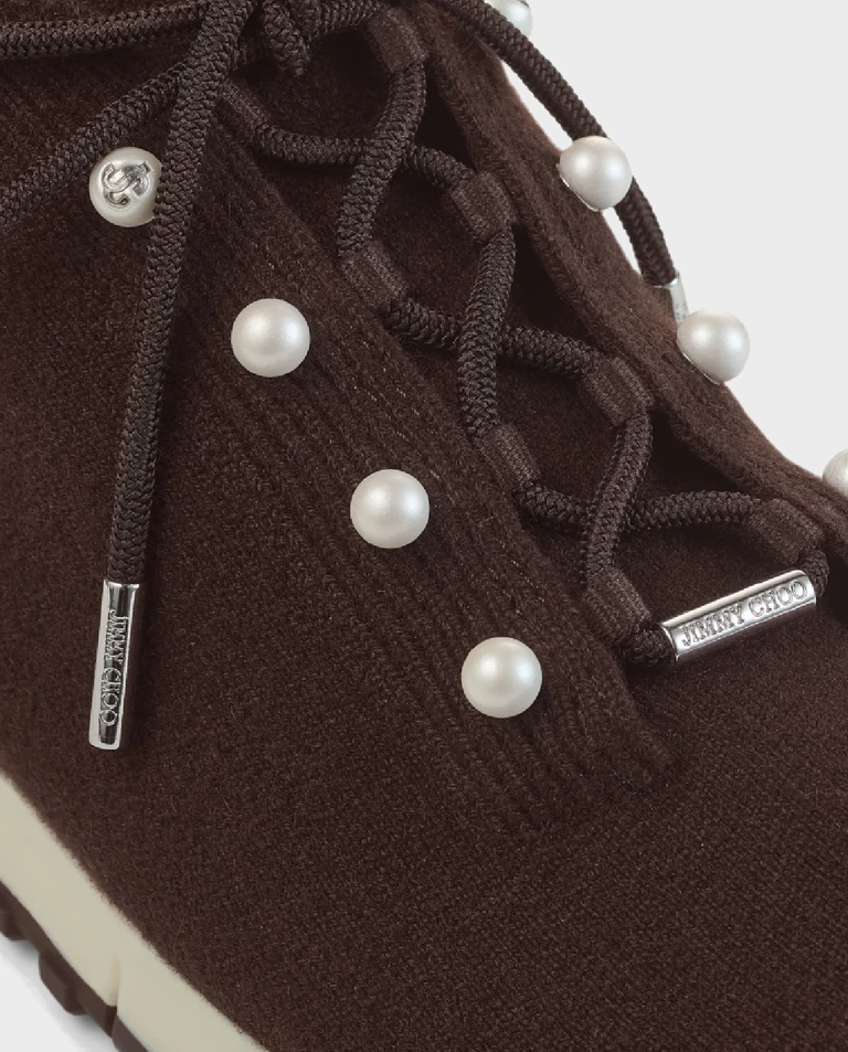 Brązowe sneakersy Veles - Image #4