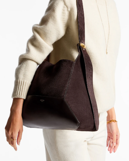 Brązowa torba Diamond Hobo Medium - Image #1