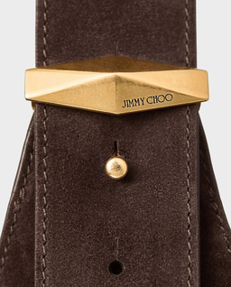 Brązowa torba Diamond Hobo Medium - Image #4