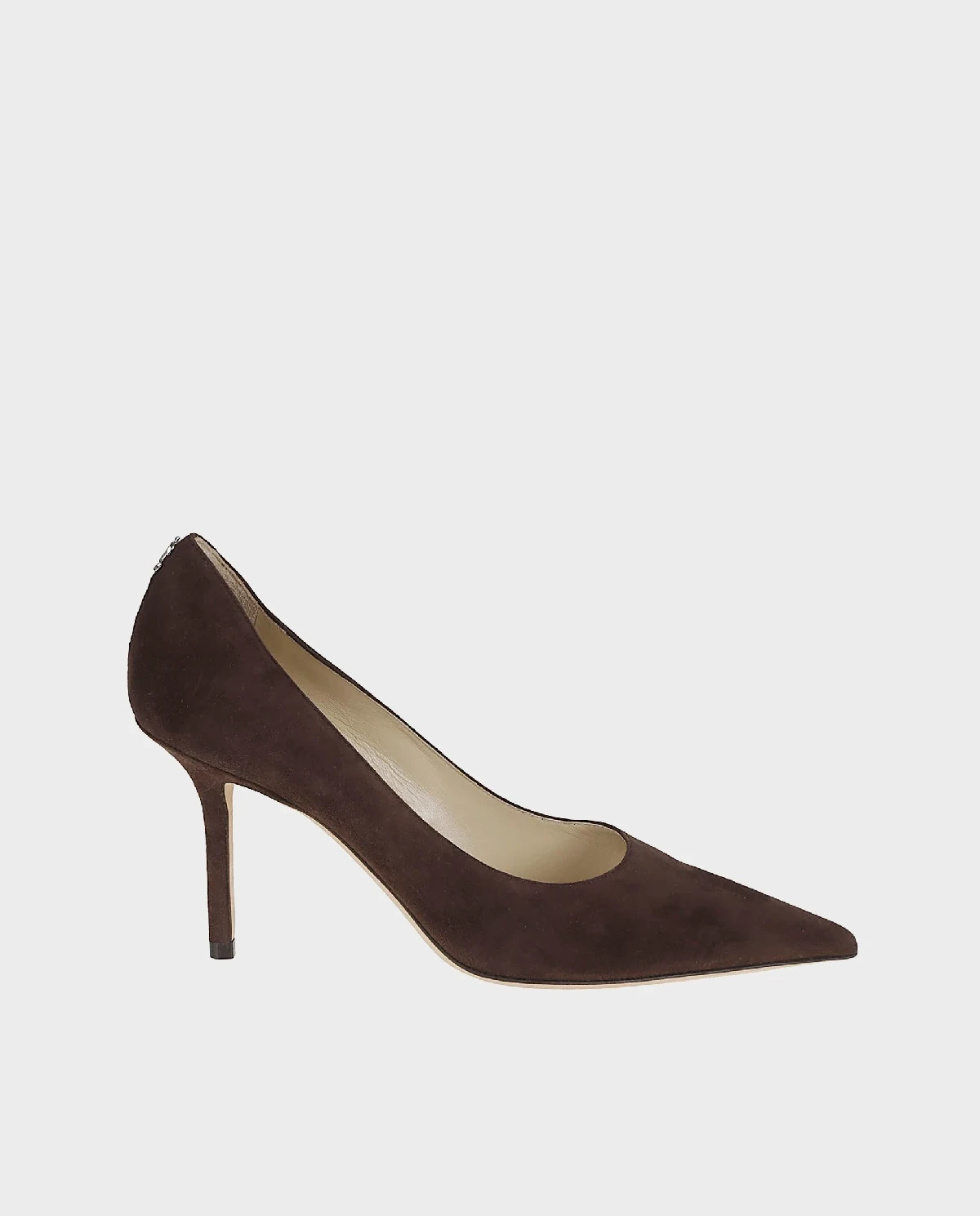 Brązowe zamszowe szpilki Love 85 - Image #0