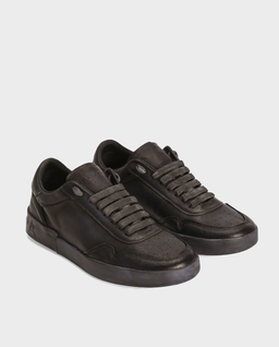 Czarne skórzane sneakersy Portofino - Image #1