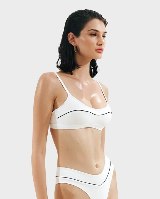 Biały top od bikini After Sun