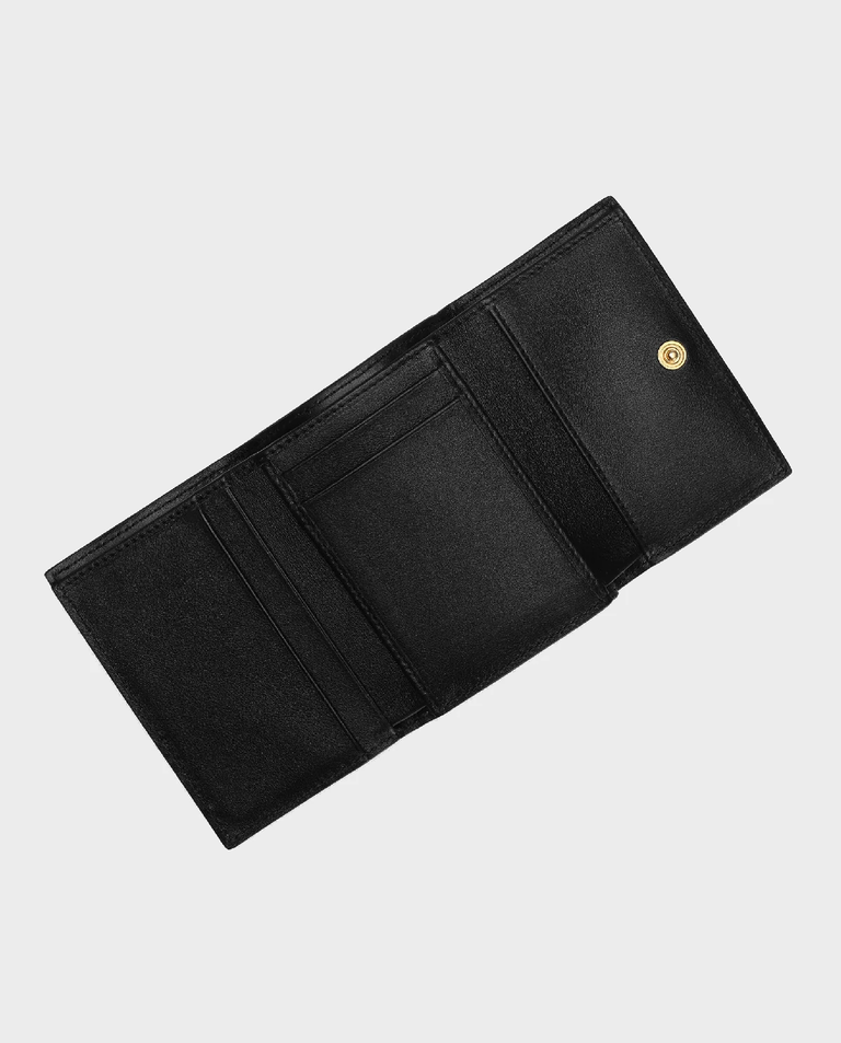Czarny skórzany portfel Plongé - Image #3