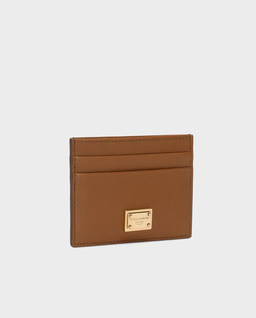 Brązowe etui na karty Plongé - Image #1