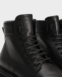 Czarne skórzane trapery Day Classic - Image #4