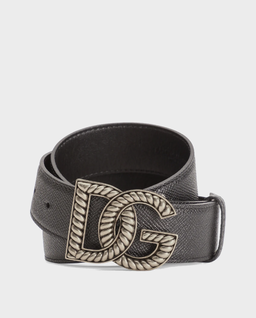 Czarny skórzany pasek Alpine - Image #2