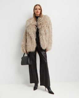 Beżowa kurtka oversize - Image #2